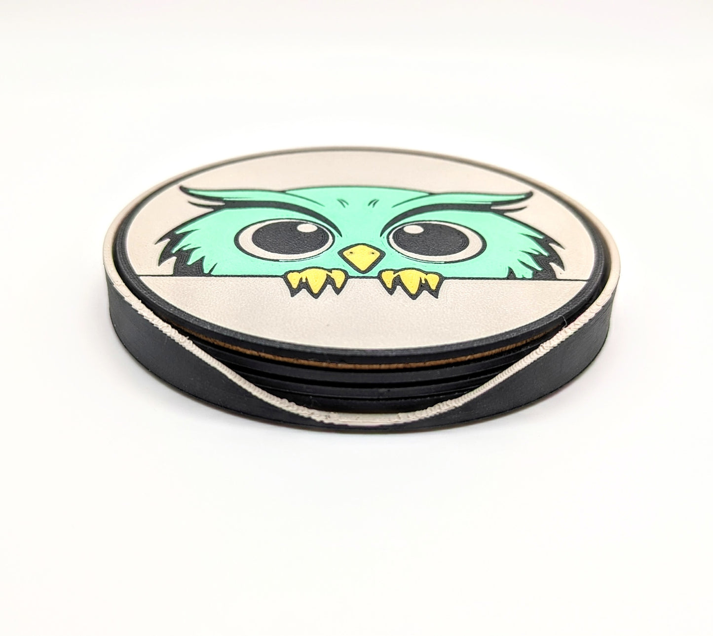 Cute Owl Coaster Set