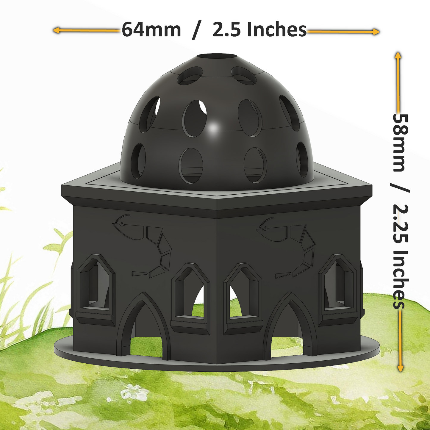 Shrimp Hide with moss dome
